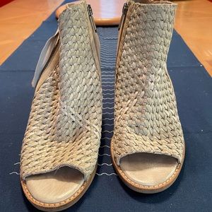 Sam Edelman Woven Leather Heeled Sandals size 9.5